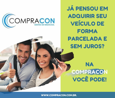 JA PENSOU EM ADQUIRIR SEU VEÍCULO DE FORMA PARCELADA E SEM JUROS?